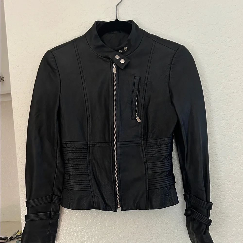 Black Leather Jacket - Picture 1 of 6